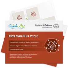 Load image into Gallery viewer, Kids Iron Plus patch organic iron supplement for growth and development