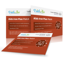 Load image into Gallery viewer, Kids Iron Plus Patch - Organic Iron for Growth &amp; Development