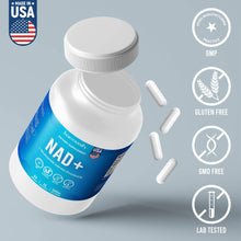 Load image into Gallery viewer, HARMONIFY NAD Supplement (500mg of 95% Pure NAD+ Per Serving, 30-Day Supply) – Vegan, Non-GMO, NAD Booster for Longevity, Anti-Aging, Cellular Health, and Energy