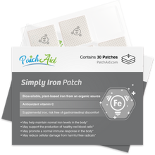 Load image into Gallery viewer, Simply Iron patch gentle and effective transdermal iron supplement
