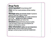 Load image into Gallery viewer, Olloïs Arnica Montana 30C Vegan Organic Kosher, 80 pellets