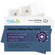 Load image into Gallery viewer, Immune Defense Plus patch with zinc vitamin C and D for immune support