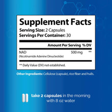 Load image into Gallery viewer, HARMONIFY NAD Supplement (500mg of 95% Pure NAD+ Per Serving, 30-Day Supply) – Vegan, Non-GMO, NAD Booster for Longevity, Anti-Aging, Cellular Health, and Energy